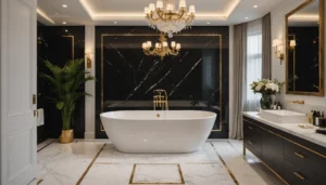 accessoires salle de bain de luxe
