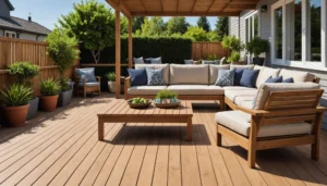 calcul de l’espacement pour une terrasse en bois