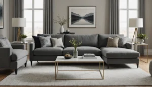 quel tapis pour canapé gris