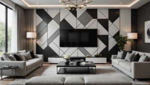 décorer le mur derrière la télé