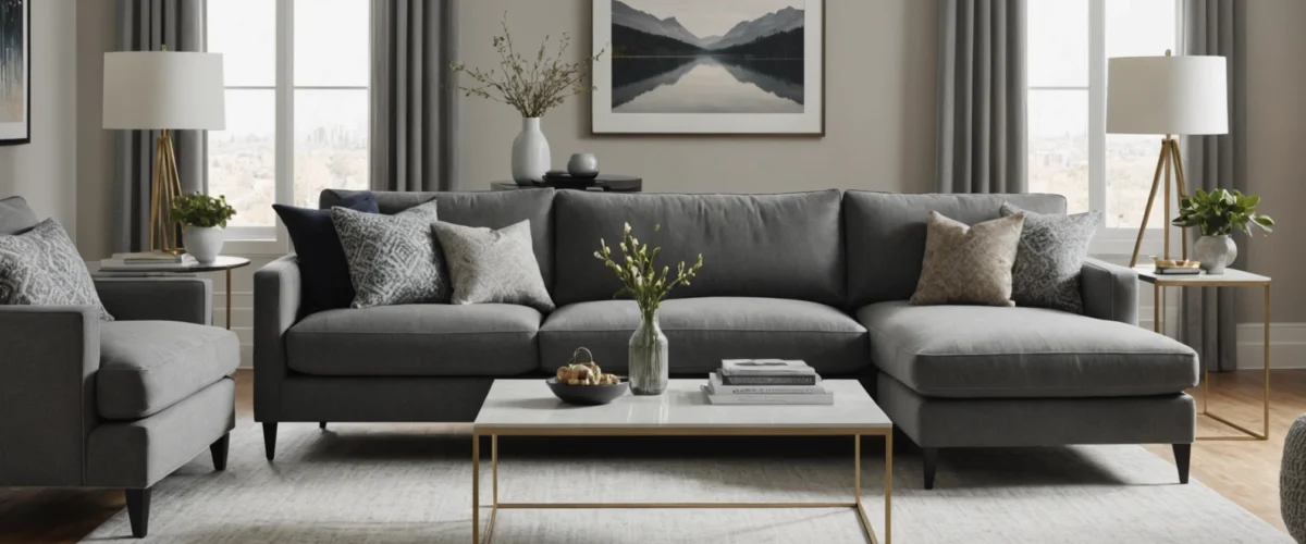 quel tapis pour canapé gris