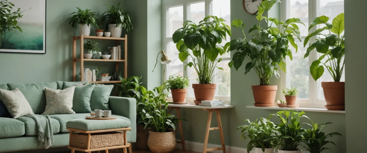 menthe en pots